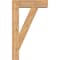 Ekena Millwork Traditional Block Smooth Bracket w/ Offset Brace, Western Red Cedar, 5 1/2"W x 18"D x 30"H BKT0604X18X30TRA05SWR - alternate 4